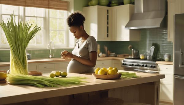 Citronnelle pendant la grossesse : risques et recommandations